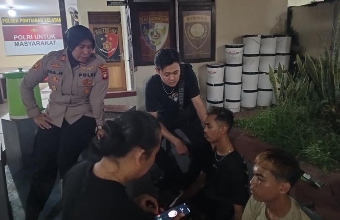 Aksi maling motor di Pontianak terekam CCTV